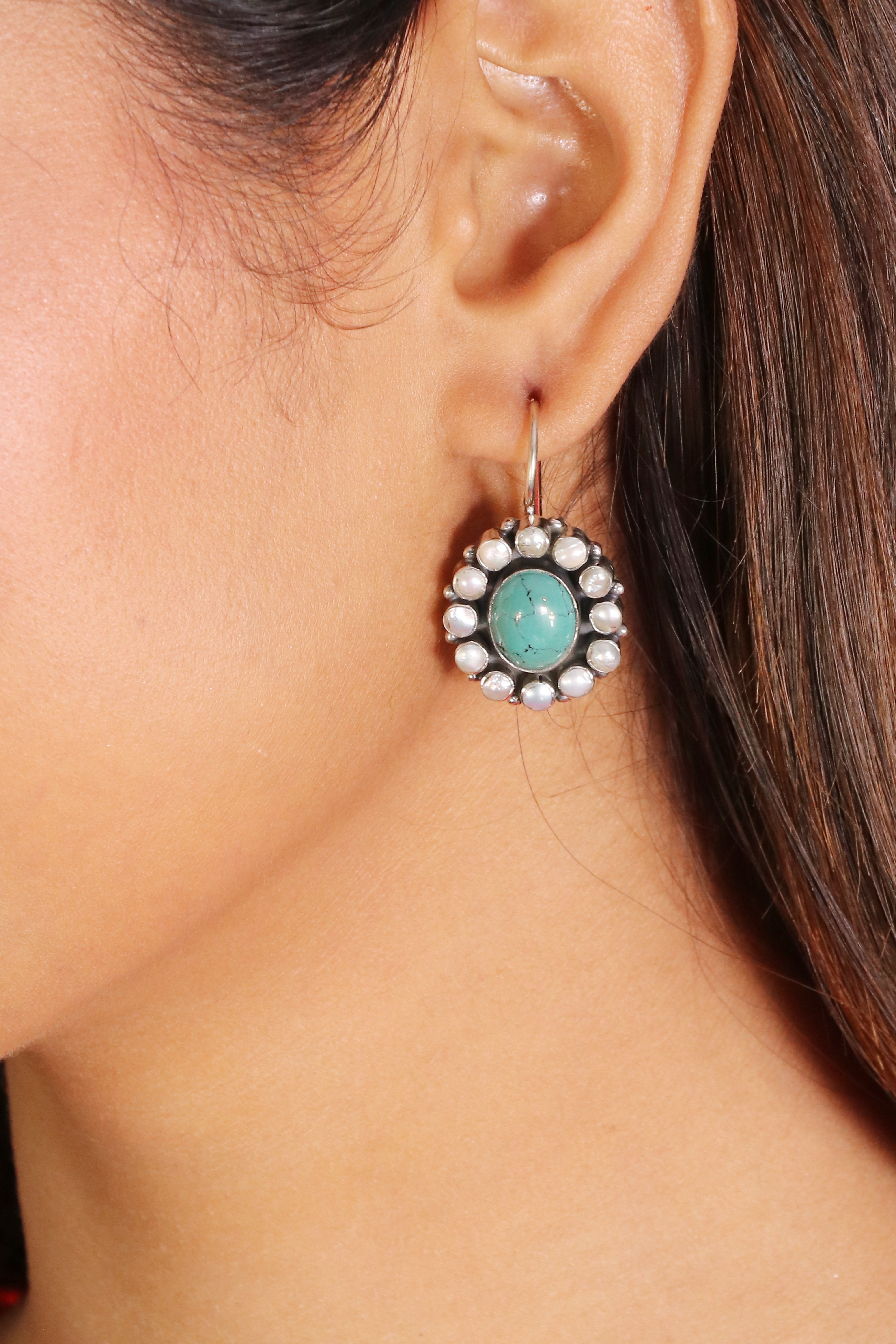 Saadagi turquoise with pearls image 0